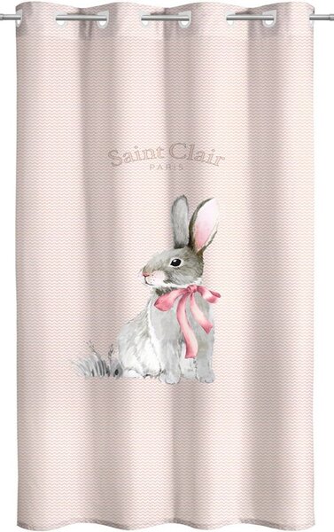 Κουρτίνα Παιδική Soft-Touch Lapin Pink Saint Clair