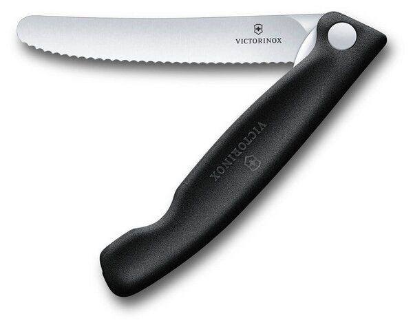 Aναδιπλούμενο Μαχαίρι Γενικής Χρήσης Victorinox Swiss Classic με μήκος λεπίδας 11cm - Black