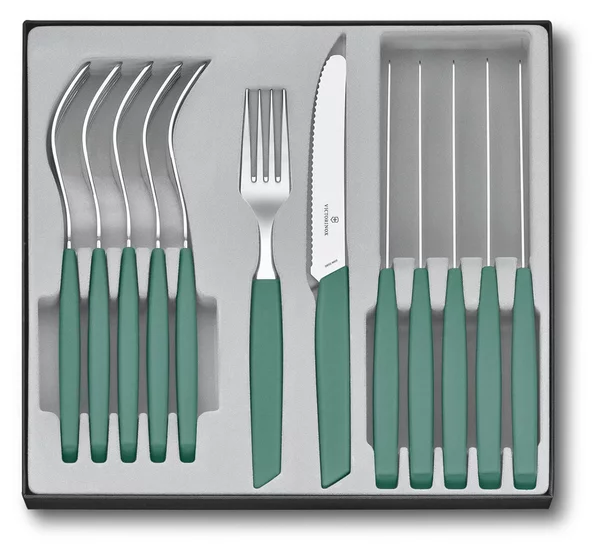 Σετ Μαχαιροπίρουνα Victorinox Swiss Modern - Green - 12 τεμάχια