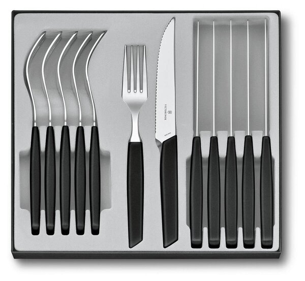 Σετ Μαχαιροπίρουνα Victorinox Swiss Modern - Black - 12 τεμάχια