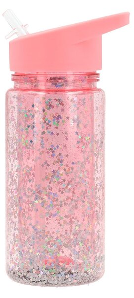 Παγούρι 340ml Με Καλαμάκι Tutete Glitter Pink 61-78171