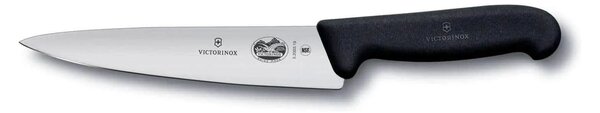 Μαχαίρι Chef Victorinox Fibrox με μήκος λεπίδας 19cm - Black