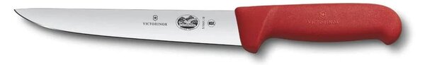 Μαχαίρι Κρέατος Victorinox Fibrox με στενή λεπίδα και μήκος 18cm - Red