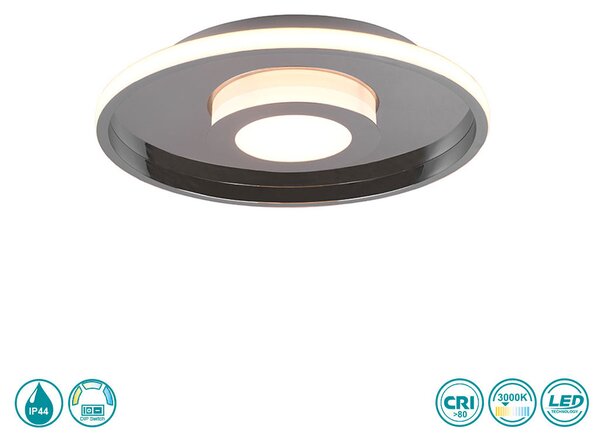 Φωτιστικό Οροφής Trio Lighting Ascari 680819306 Χρώμιο