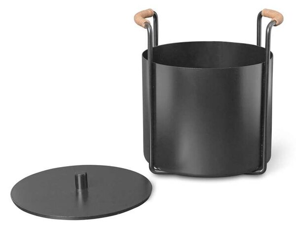 Ferm LIVING - Port Kindling & Ash Bucket Μαύρο ferm LIVING