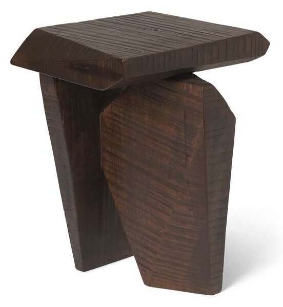 Ferm LIVING - Silva Piece Side Table Dark Stained Mango Wood ferm LIVING