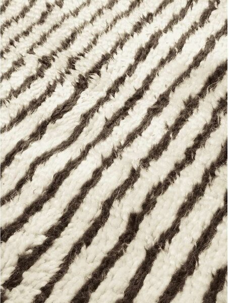 Ferm LIVING - Kami Knotted Rug 80x120 Off-white/Coffee ferm LIVING