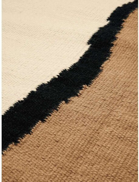 Ferm LIVING - Soil Kelim Rug 140x200 Dark Άμμος /Off-white ferm LIVING