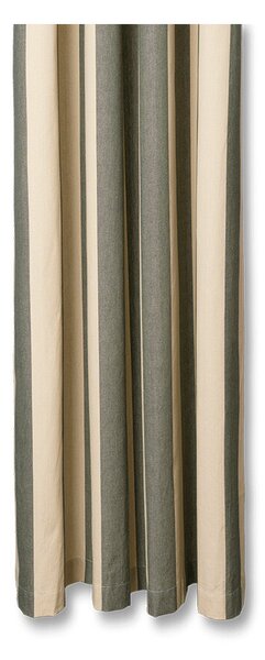 Ferm LIVING - Chambray Shower Curtain Dark Lichen/Parchment ferm LIVING