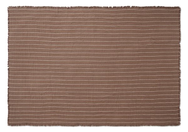 Ferm LIVING - Aires Bedspread Single Stone ferm LIVING