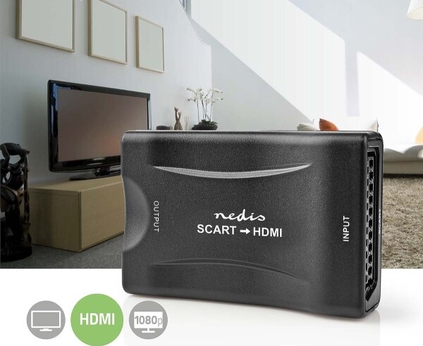 Nedis VCON3463BK - HDMI converter SCART-HDMI