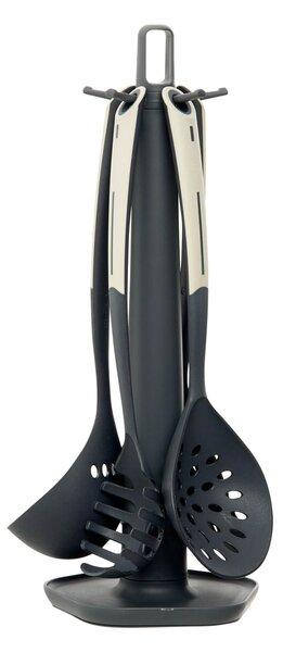 Κουτάλες Μαγειρικής + Βάση (Σετ 6τμχ) F-V Essentials 209784 Beige
