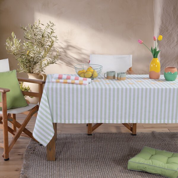 Αλέκιαστο Τραπεζομάντηλο (140x140) Nef-Nef Homeware Lemonade