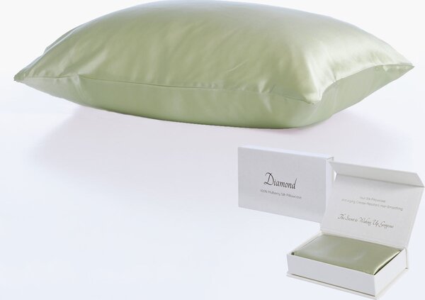 Μεταξωτή Μαξιλαροθήκη Φάκελος (50x70) Nef-Nef Homeware Casual Diamond Champagne Green