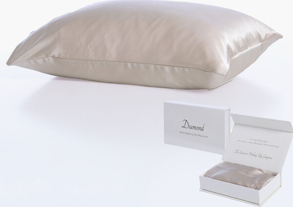 Μεταξωτή Μαξιλαροθήκη Φάκελος (50x70) Nef-Nef Homeware Casual Diamond L.Coffee