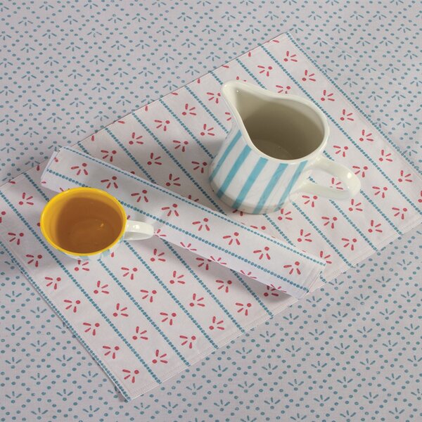 Σουπλά 2 Όψεων (33x48) Nef-Nef Homeware Ishmar Ecru - Aqua