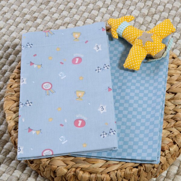 Σεντόνια Λίκνου (Σετ) Nef-Nef Homeware Baby Super Boy
