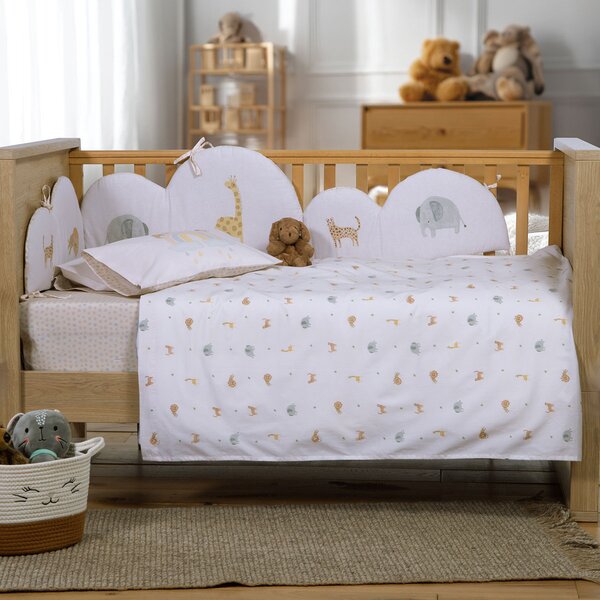 Σεντόνια Κούνιας (Σετ) Nef-Nef Homeware Baby Jungle In Motion