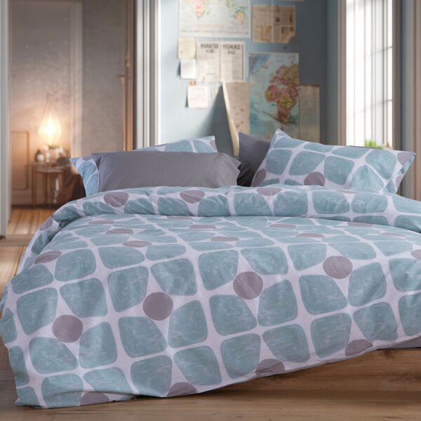 Σεντόνια Διπλά (Σετ) Nef-Nef Homeware Casual Coreo Aqua