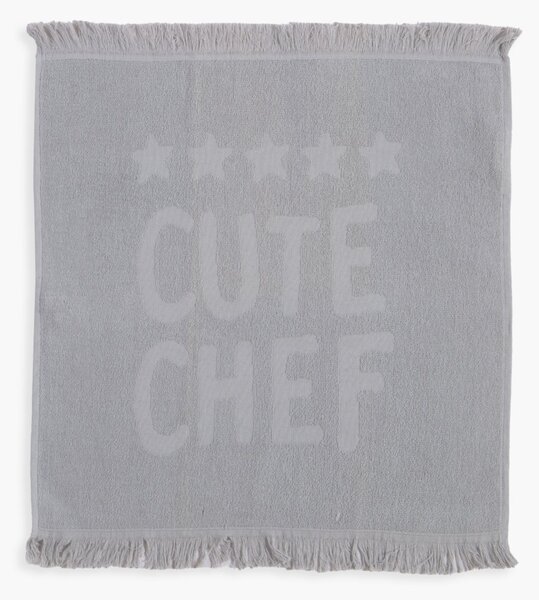 Πετσέτα Κουζίνας Φροτέ (50x50) Nef-Nef Homeware Cute Chef L.Grey