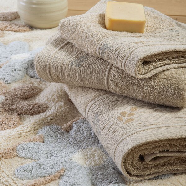 Πετσέτα Προσώπου (50x90) Nef-Nef Homeware Sylia Beige 500gsm