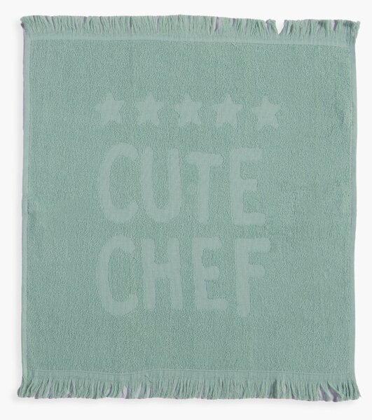 Πετσέτα Κουζίνας Φροτέ (50x50) Nef-Nef Homeware Cute Chef Mint