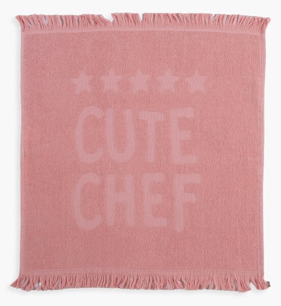 Πετσέτα Κουζίνας Φροτέ (50x50) Nef-Nef Homeware Cute Chef Pink
