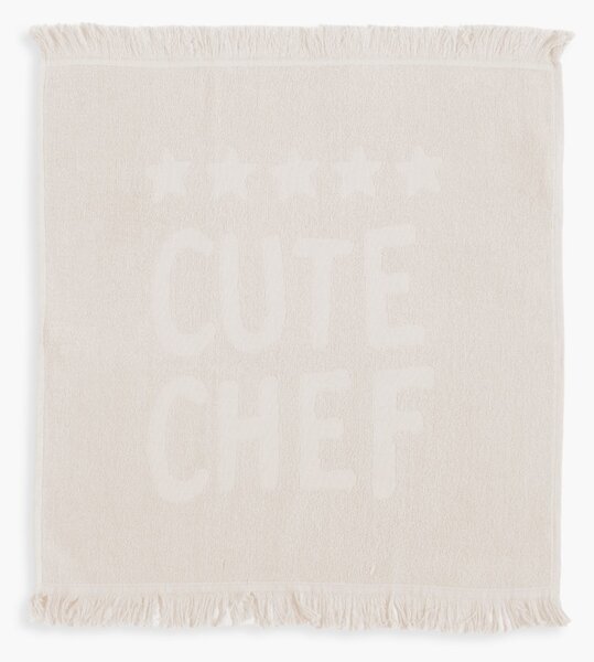 Πετσέτα Κουζίνας Φροτέ (50x50) Nef-Nef Homeware Cute Chef Ecru