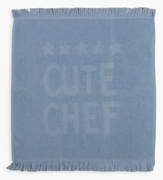 Πετσέτα Κουζίνας Φροτέ (50x50) Nef-Nef Homeware Cute Chef L.Blue