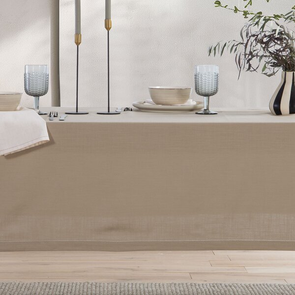 Τραπεζομάντηλο Ροτόντα (Φ180) Nef-Nef Homeware Steady Beige