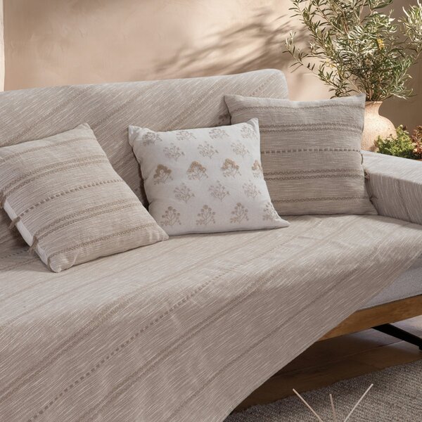 Ριχτάρι Πολυθρόνας (180x180) Nef-Nef Homeware Bleeze Beige