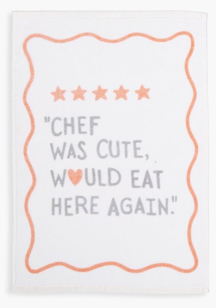 Πετσέτα Κουζίνας (40x60) Nef-Nef Homeware Chef Was Cute Ecru