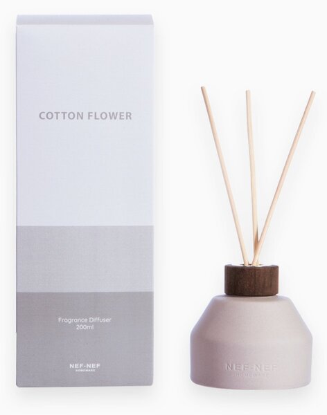 Αρωματικό Χώρου 200ml Με Στικς Nef-Nef Homeware Cotton Flower