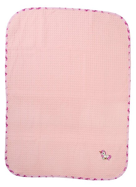 Κουβέρτα Πικέ Αγκαλιάς (80x110) Dimcol Unicorn 187 Pink