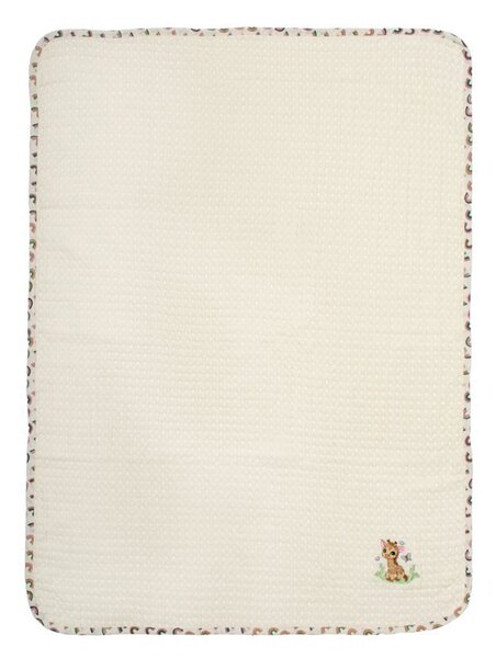 Κουβέρτα Πικέ Κούνιας (100x160) Dimcol Giraffe 173 Ecru-Multi