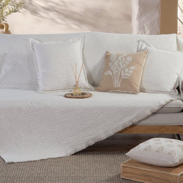 Ριχτάρι Πολυθρόνας (170x180) Nef-Nef Homeware Zebra Ecru