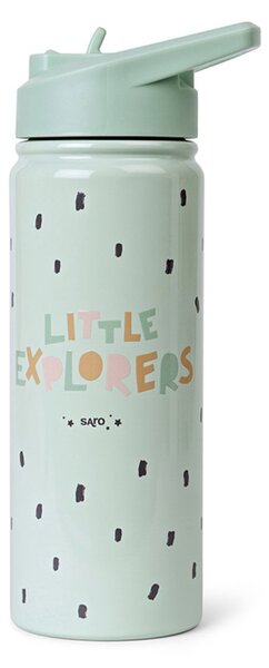 Παγούρι - Θερμός 500ml Με Καλαμάκι Saro Little Explores 74563