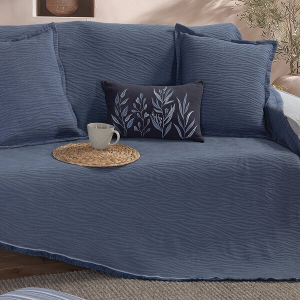 Ριχτάρι Καναπέ Τριθέσιου (170x300) Nef-Nef Homeware Zebra Denim