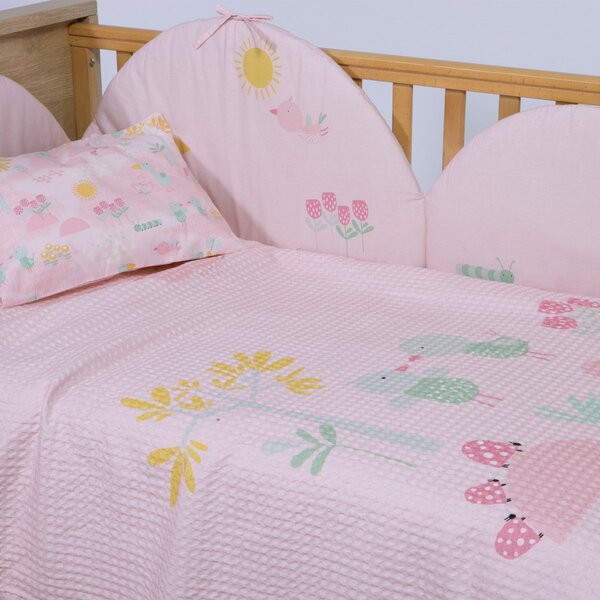 Κουβέρτα Πικέ Αγκαλιάς (80x110) Nef-Nef Homeware Baby Spring Happiness