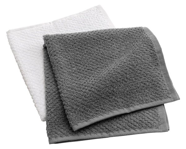 Πετσέτες Κουζίνας (Σετ 2τμχ) L-C Gourmet Anthracite/Blanc 1731421