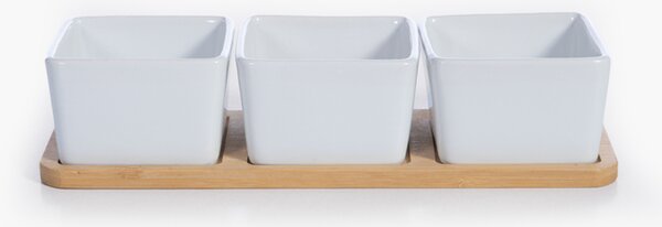Ορντεβιέρα Σερβιρίσματος 3 Θέσεων (26.6x9.6x17.8) Nef-Nef Homeware Sage White