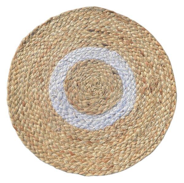 Σουπλά (Φ30) Pol Rugs & Mat Natural Jute White