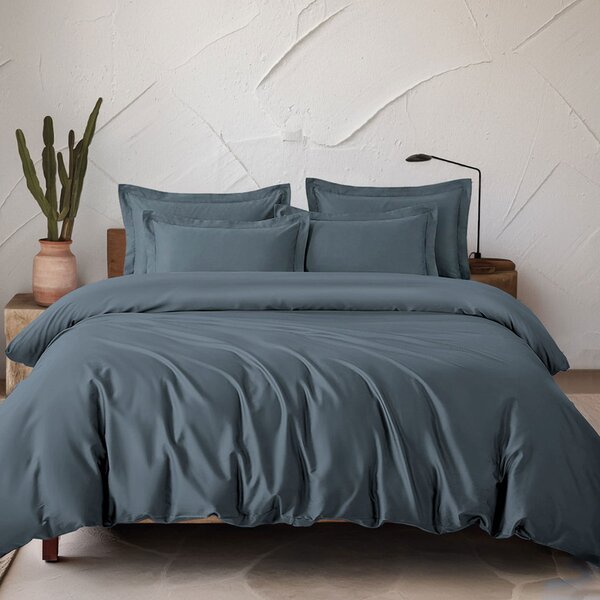 Σεντόνια Υπέρδιπλα (Σετ) Rythmos Tencel Glacier Grey-Blue
