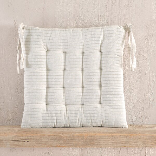 Μαξιλάρι Καρέκλας (40x40) Rythmos Messini Striped Beige