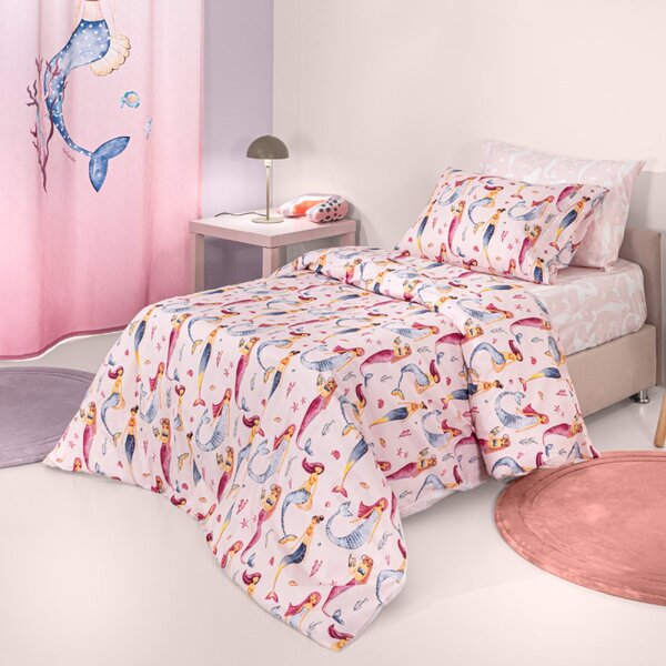 Σεντόνια Μονά (Σετ) Guy Laroche Merida Pink Ροζ ΧΩΡΙΣ ΛΑΣΤΙΧΟ 165x250