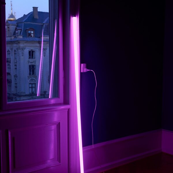 HAY LED Neon Tube, ροζ, PVC, μήκος 1,5 m, βύσμα, Ροζ / Ροζέ, υπνοδωμάτιο, Πλαστικό, σύγχρονο