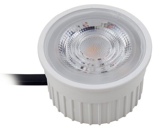 PRIOS Prios Εντοιχισμένος σποτ οροφής Fibur με μονάδα LED, μπεζ, σετ 10 τεμαχίων, ρυθμιζόμενος, Μπεζ, Σαλόνι / τραπεζαρία, Μέταλλο, σύγχρονο