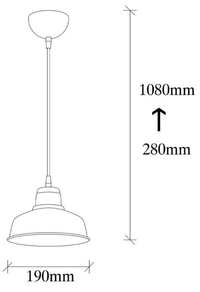 Φωτιστικό οροφής Elefant 521SHN3128, 108x19 cm, Μεταλλική βάση, Μαύρο