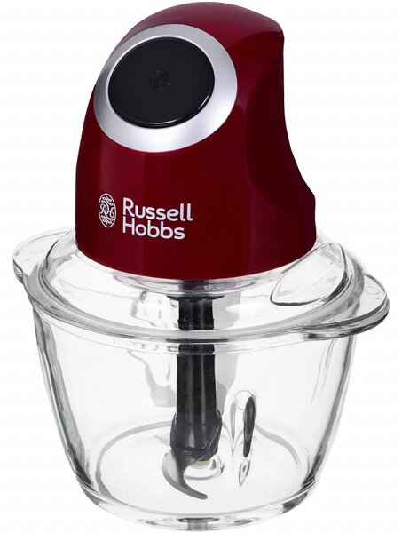 Πολυκόπτης Multi Russell Hobbs Desire 24660-56, 200W, 500ml, Γυάλινο μπολ, Κόκκινο χρώμα