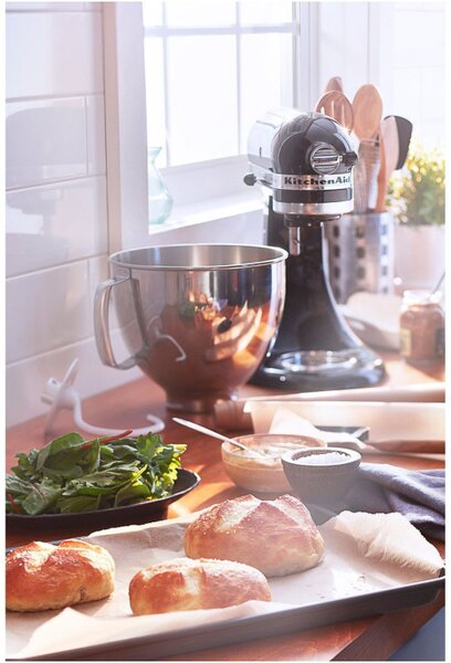 Πλανητικό mixer Artisan Elegance KitchenAid 5KSM175PSEOB, 300 W, 4,8 l, Direct drive, 10 ταχύτητες, Onyx Black